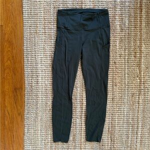 DARK GREEN LULULEMON FAST & FREE
